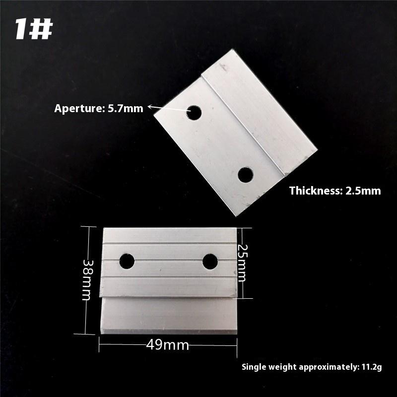 

1 Pairs French Cleat Picture Hanger Heavy Duty Aluminum Z-Clamps Interlocking Wall Mounting Bracket Picture Hanging For Mirrors