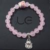 S447 popcorn stone crystal bracelet lucky cat bracelet pearl bracelet hand jewelry direct sales