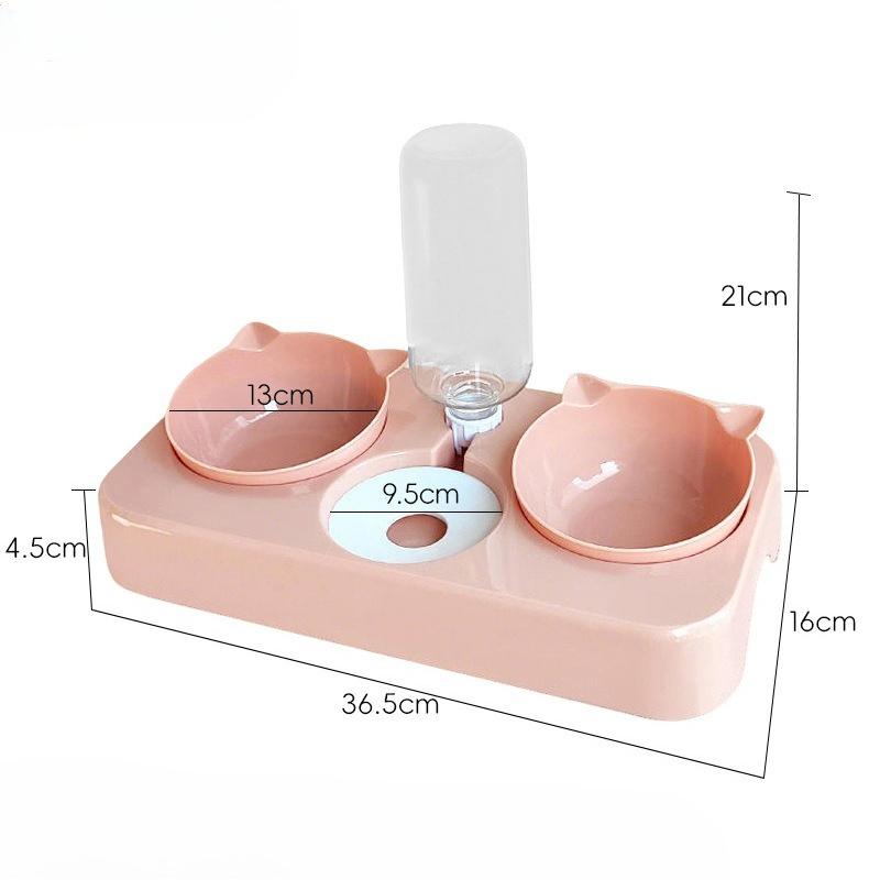 Trois Abreuvoirs Automatiques pour Animaux de Compagnie, Gamelles en Plastique pour Chien, Gamelles Doubles pour Chat, Gamelles pour Nourriture pour Chien, Ustensiles pour Nourriture pour Chat, Fournitures pour Animaux de Compagnie