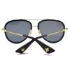 GUCCI Metal Exceptional Fashion Bilateral Bee Series Business Travel Edition HD Toad Mirror Pilot Sunglasses Sunglasses Sunglasses Men's Gold