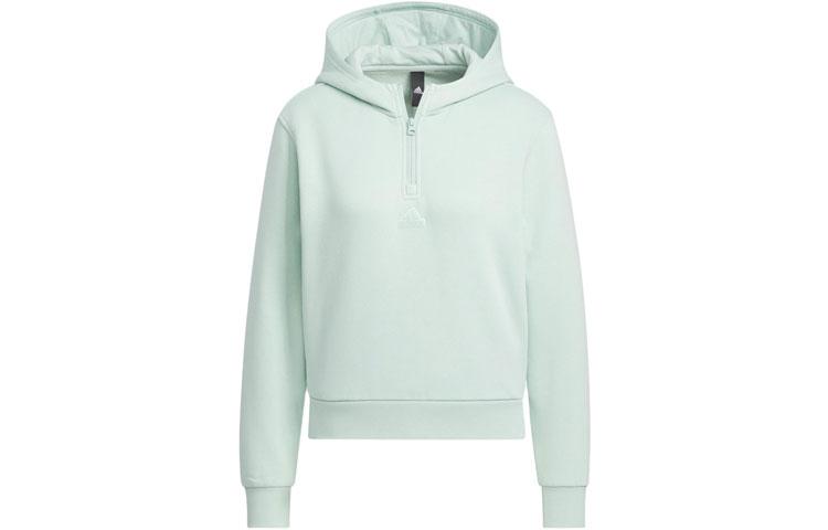 Adidas W Fustl Hoodie3 Sweatshirt Women s Light Green IM8983 L