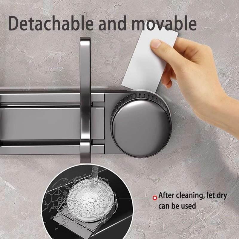 Household Suction Cup Door Rear Hook Perforation-free Strong Load Bearing Door Rear Hanging Rack Storage Wall Hanging Rack Hook