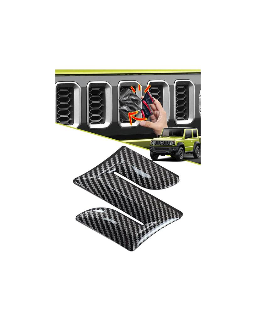 SYAKAORI Jimny New Suzuki for Jimny High No Need to Remove Original Exterior Protective Fits Original Vehicle Easy Installation Fiber Emblem, Design,