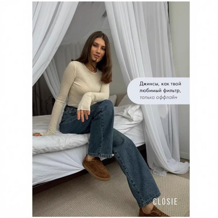 Damen Jeans High Waist Straight Leg Stretch Jeans Trendige Lockere Weite Bein Denim Hose mit Taschen Lässige Baggy Jean Denim Hose für Damen