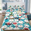 Carton D-Doraemons Soft Duvet Cover Pilowcase Children Beding Set Adult People Boy Girl Bedrom Decoration Gift Single Double Large Sized Dimensions