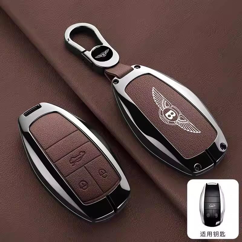Pro Nový Bentley Flying Spur Continental GT Bentayga Mulsanne Auto LOGO Kryt Klíče od Auta Kryt Chytrého Dálkového ovladače Taška na Klíče Klip na Skořápku
