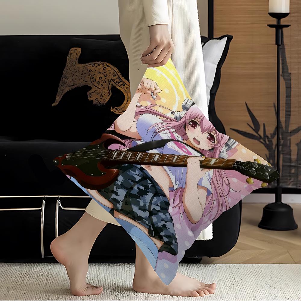 

Супер S-SonicoS Игровая подушка Подарки Мебель для дома и офиса Спальня Диван Автомобильная наволочка Чехол 45x45см 40x40CM(16x16in)