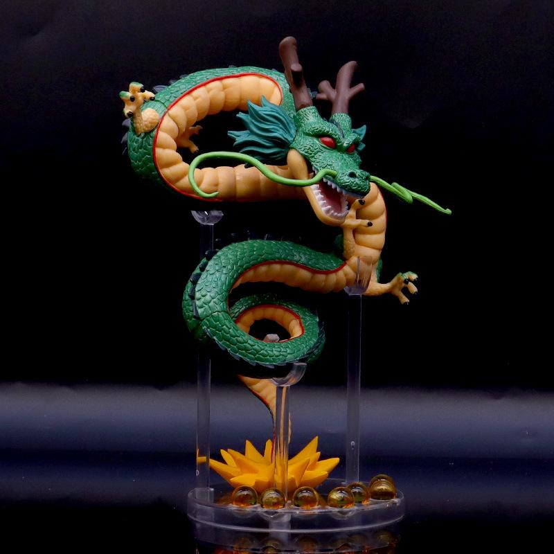 Anime Dragon Ball Z Shenron Figure Toys DBZ Summon Shenron Scene Action Collectible Figurines PVC Model Dolls BIrthday Gifts