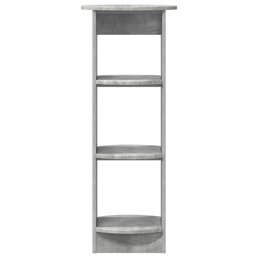 Side Cabinet Concrete Grey 40 x 40 x 100 cm Particleboard