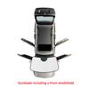 For Volvo XC60 2018      Car Full Umbrella Sunshade Auto Accessories Window Curta Sun Protection Stickers
