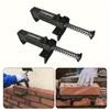 2Pcs New Brick‑Lining Runner,Leveling Measuring‑Line Drawer Tool Holder,Brick Line‑Clamp Puller,Fixture For Building Construction