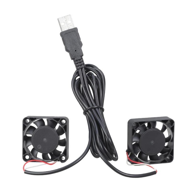

5V USB PC Router Fan 40mm Cooling Fan Brushless Portable Cooling Fan Replacement for Router Modem TV Box Electronic 1