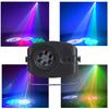 Clear Patterned Projection Light Colorful Rotating Voice Control Stage Light