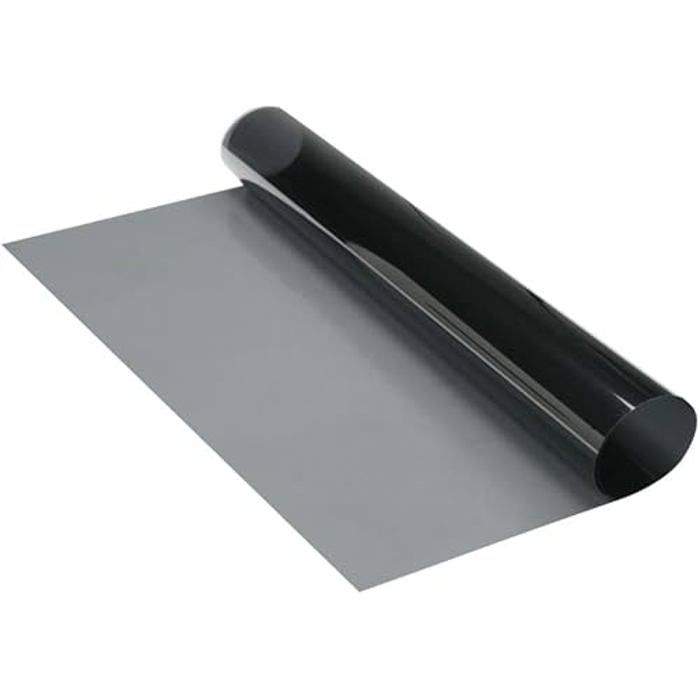 Film Solaire - FOLIATEC - BLACKNIGHT - Protection UV - 76 x 300 cm - Matériau supérieur