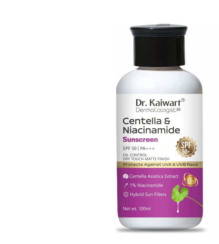 Dr. Kaiwart Sunscreen - SPF 50 PA+++ Dr. Kaiwart Sunscreen - SPF 50 PA+++ Centella & Niacinamide SUNSCREEN (100 g)