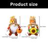 Fall Decoration Harvest Thanksgiving Decorations Gnomes Plush Elf Dwarf Doll Figurine with Pumpkins Autumn Maples