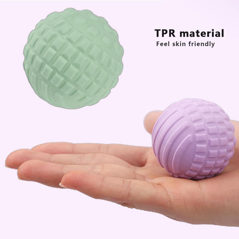 TPR Floating Point Muscle Relaxation Massager Ball Sport Fitness Hand Foot Pain Relief Plantar Fasciitis Reliever Reusable Ball