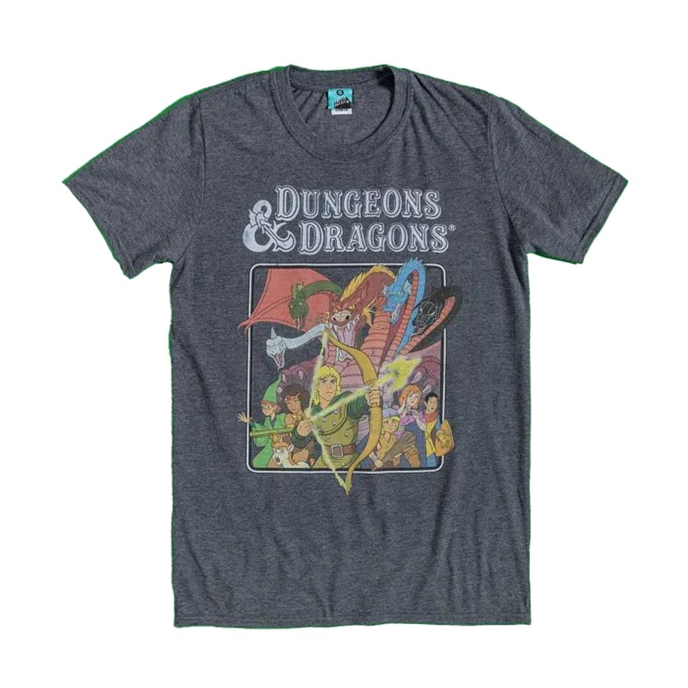 Dungeons & Dragons Unisex Adult Cartoon T-Shirt