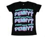 The Big Bang Theory Knock Knock Penny Junior Women's T-shirt NWT