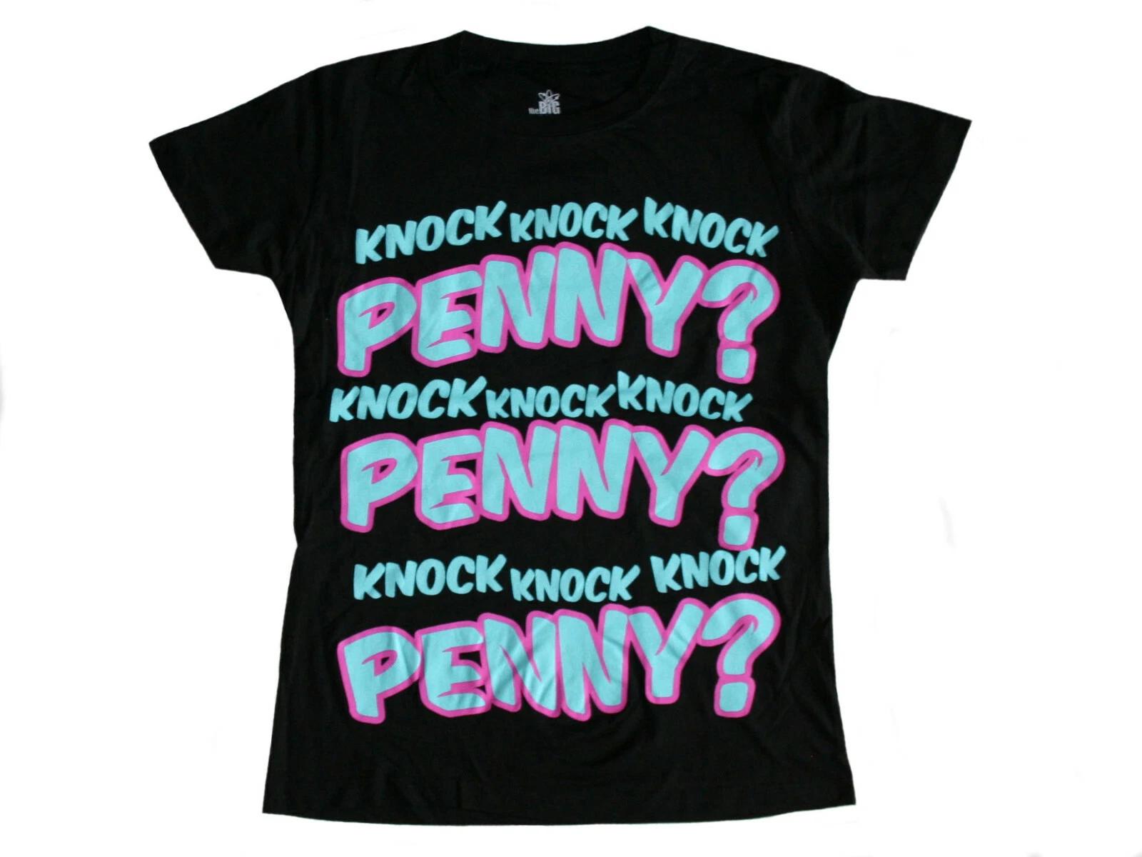 The Big Bang Theory Knock Knock Penny Junior Women s T-shirt NWT S
