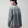 ELLE French Fashion Design Vintage Style Casual Loose Versatile Long Sleeve Denim Jacket Women jackets L8AFL160