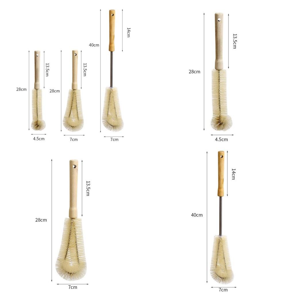 Bottle Durable Wooden Brush For Thorough Cleaning Of Mugs And Bottles Tools