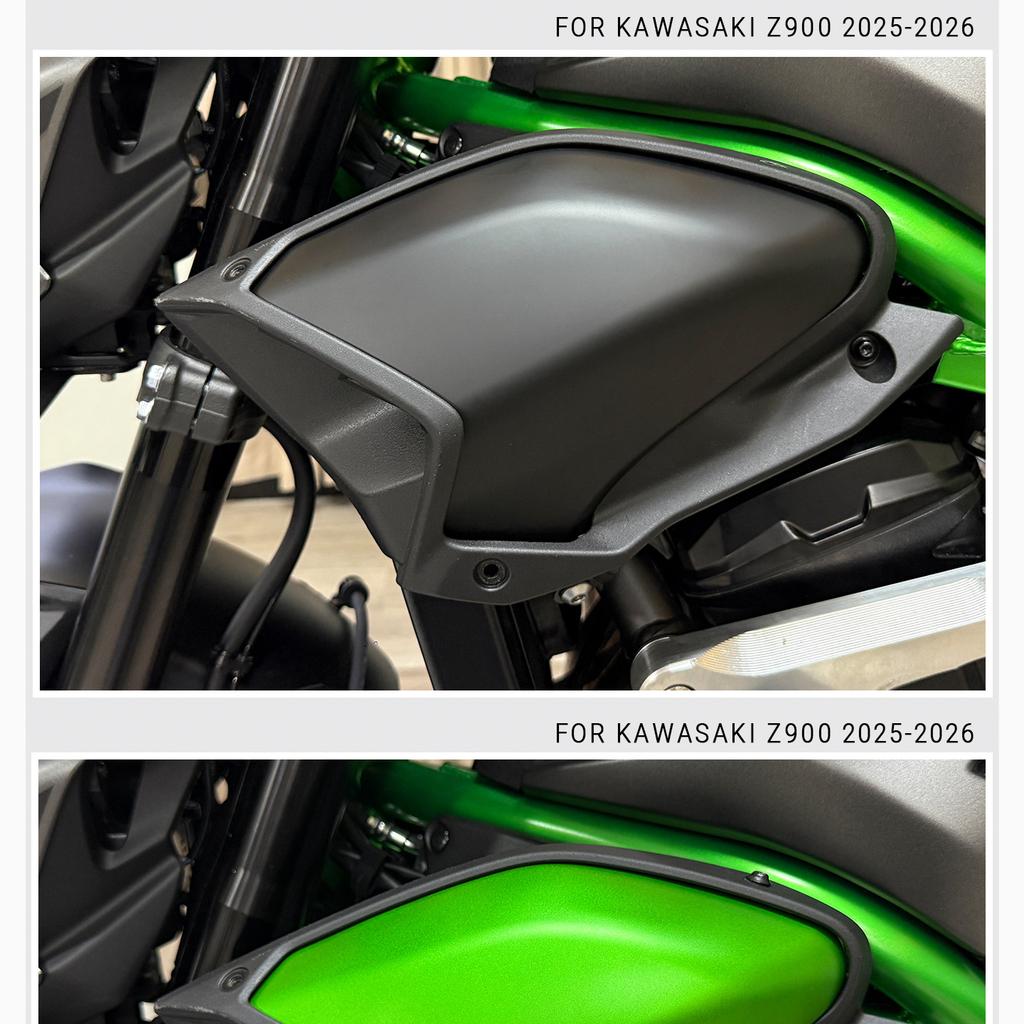 For Kawasaki Z900 Z900SE Motorcycle Radiator Side Cover Spoiler Fairing Aerodynamics Side Wing Cover Z900 Side Cover 2025 2026