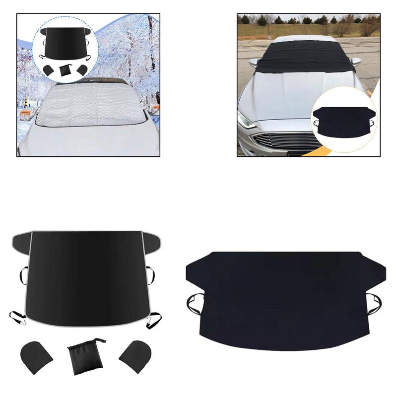 Generic Car Windshield Cover Windshield Protector Water Resistent Reble Four Seasons Practical Multipurpose Protection