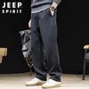Jeep Spirit Men's Autumn Winter Casual Straight-Leg Sweatpants