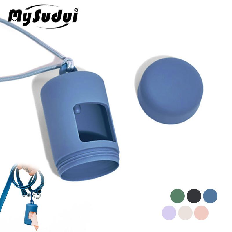 

MySudui портативный мешок для собачьих какашек, утолщенный уличный дорожный мешок для мусора для домашних животных, диспенсер, прочный стильный мешок для хранения, чистящие средства