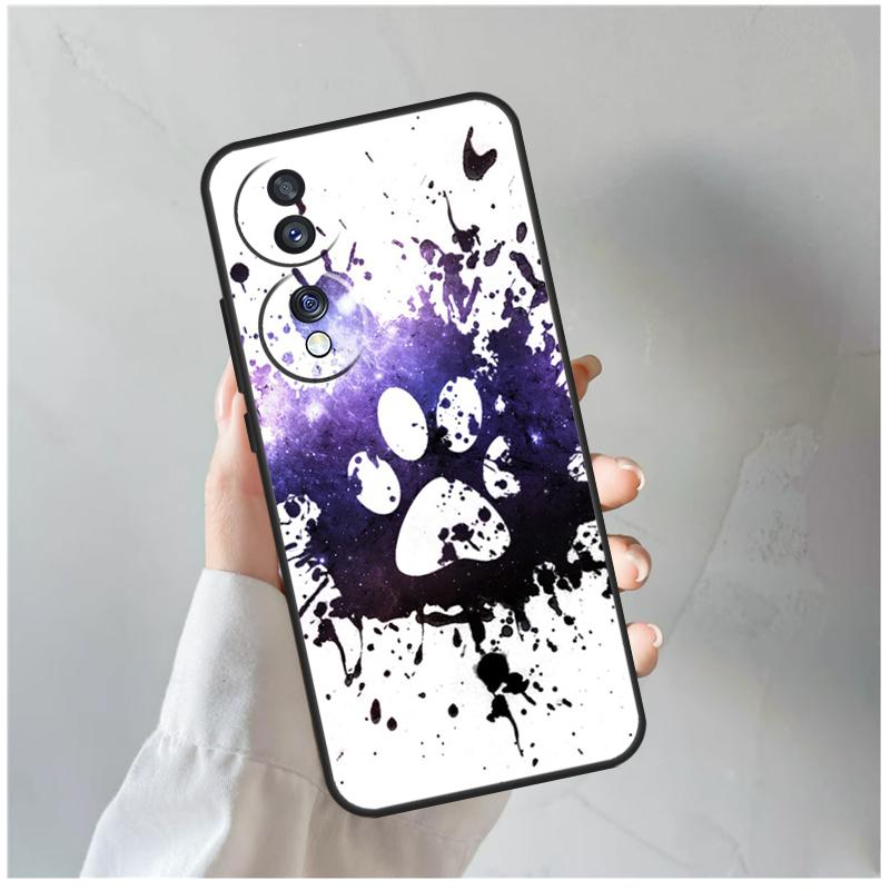 Cat Dog Paws For Honor Magic 8 5 6 7 Pro Case For Honor 200 400 70 90 Lite X8c X8b X9a X9b X9c X9d Win RT