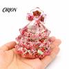 Soft Tree Squeeze Toys Christmas Stress Relief Toy, Slow Rebound Xmas Handheld Decompression Tools Clear Sensory Fidget Toy with Glitter for