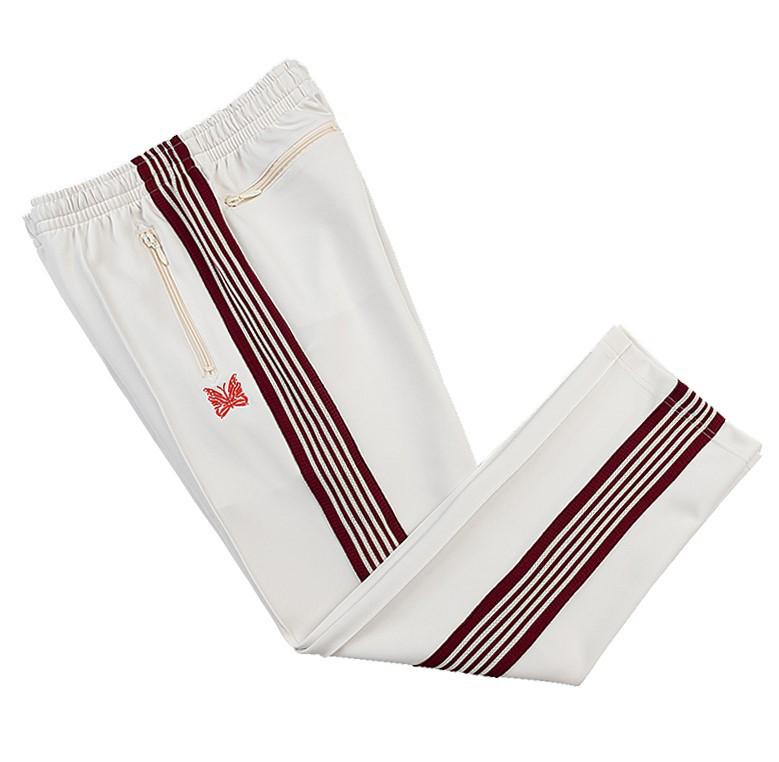 New High Street Fashion Loose Straight Butterfly Sports Pants - Unisex Black & White Striped Casual Trousers