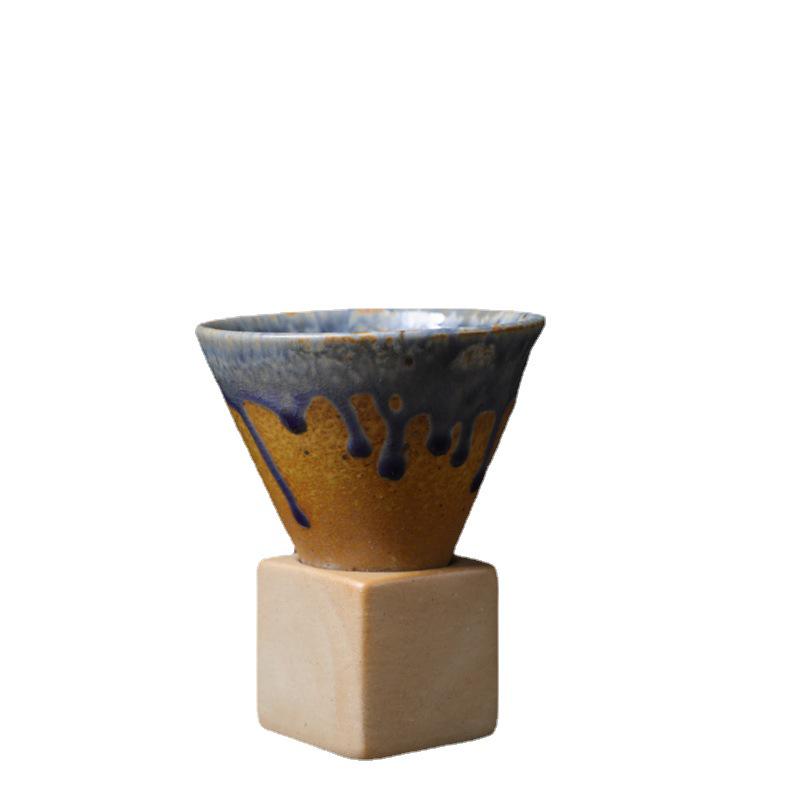 Japanese Pottery Mug Coarse Creative Ceramic Retro Coffee Cup Bestseller In Ins Style