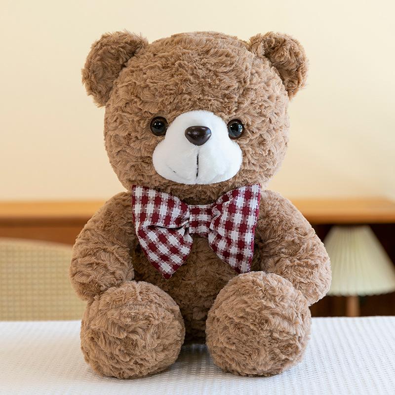 Pullover Bär Puppe niedlicher Teddybär Plüschtier sitzender Stil als Herz Umarmungsbär Mädchen Geschenk