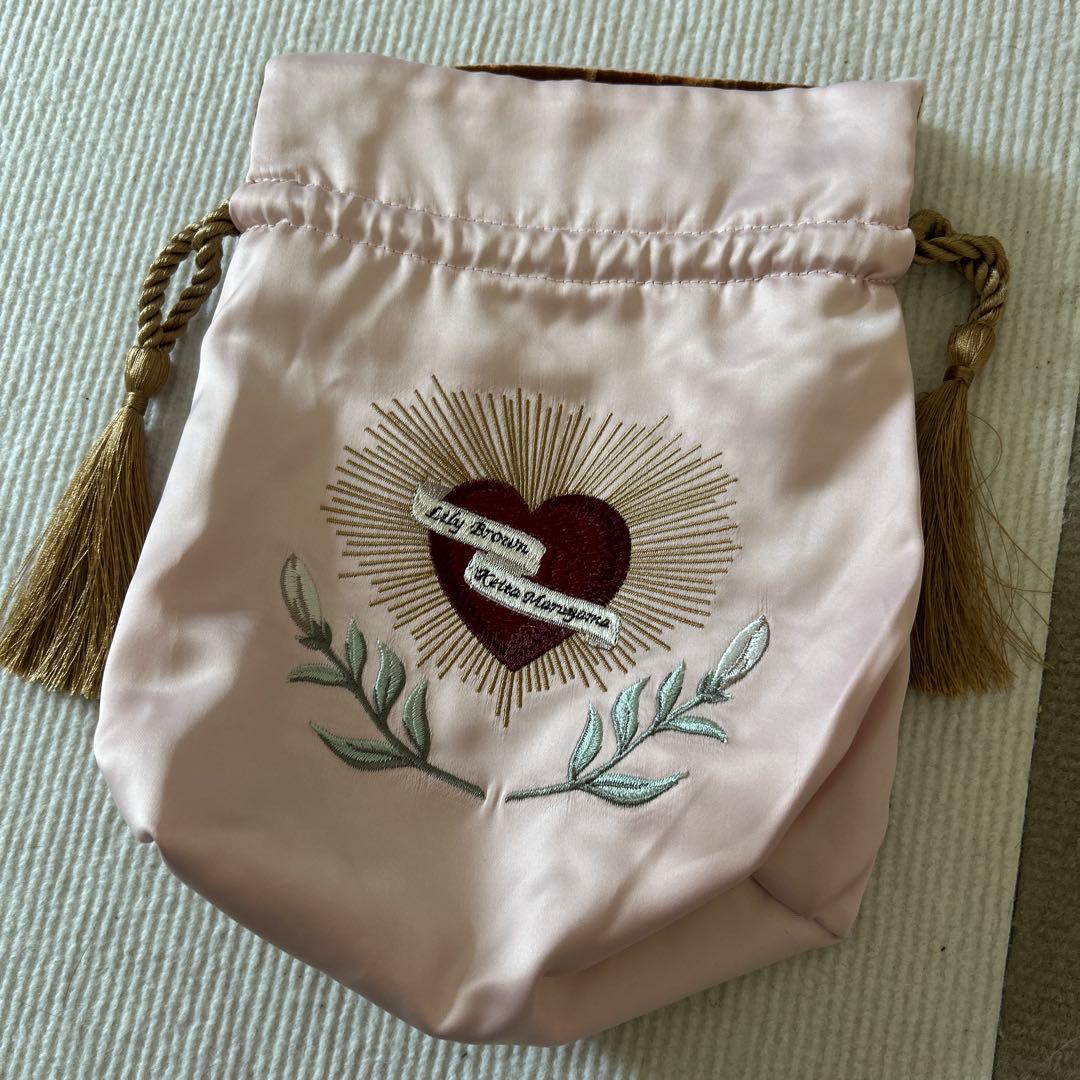 LILY BROWN Keita Maruyama collaboration drawstring bag