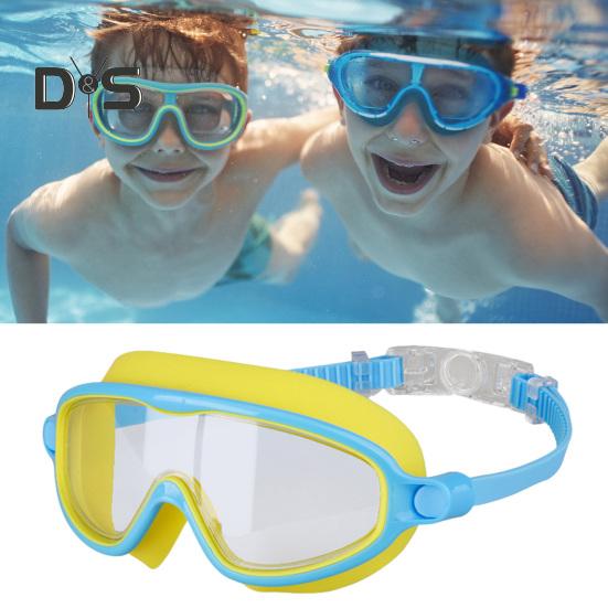 Okulary do pływania z zestawem słuchawek dousznych, regulowana konstrukcja, wodoodporne, przezroczyste, przeciwmgielne, okulary do pływania dla dzieci