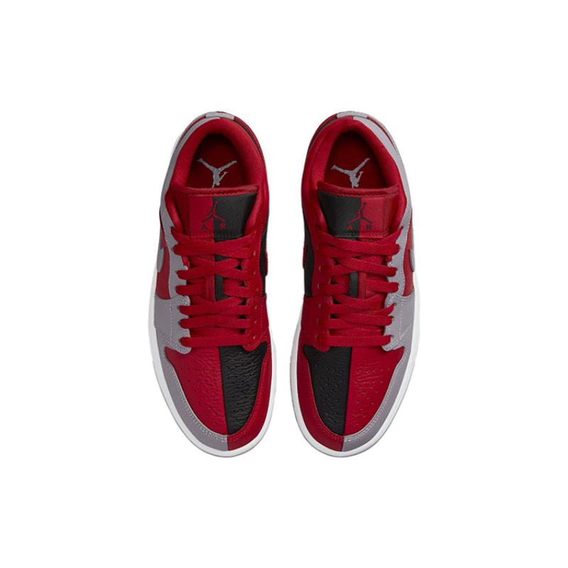 Jordan 1 Low Se Homage Split Gym Red Cement Grey Women's Jordan DR0502-600