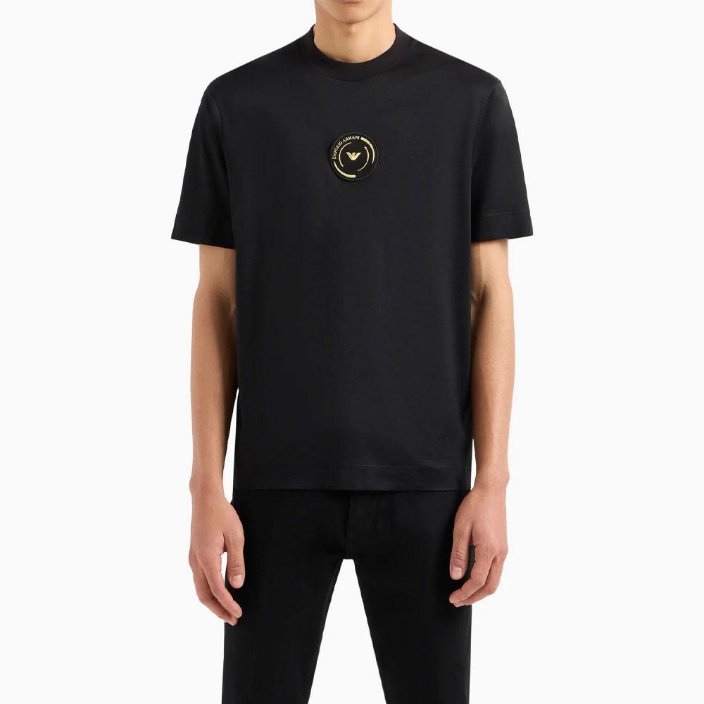 EMPORIO ARMANI SS24 T Shirt Men's Black 3D1TQ5-1JUVZ-0999