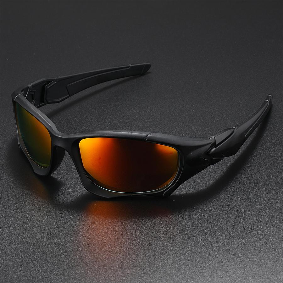 Outdoor Sports Polarized Sunglasses Men Curve Cutting Frame Stress-Resistant Lens Shield Sun Glasses Wome