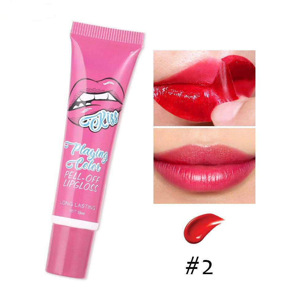Rouge à lèvres liquide 6 couleurs, brillant à lèvres longue durée, masque, Base hydratante imperméable, maquillage, brillant à lèvres décollable, cosmétiques