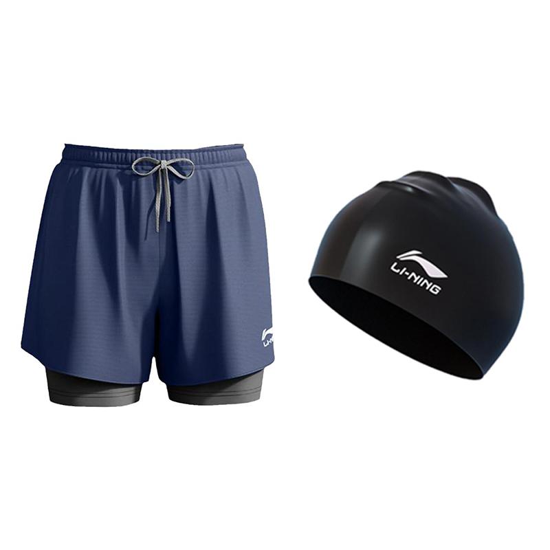 Li Ning Swimming Shorts Men s Thin LSKT607-2 L