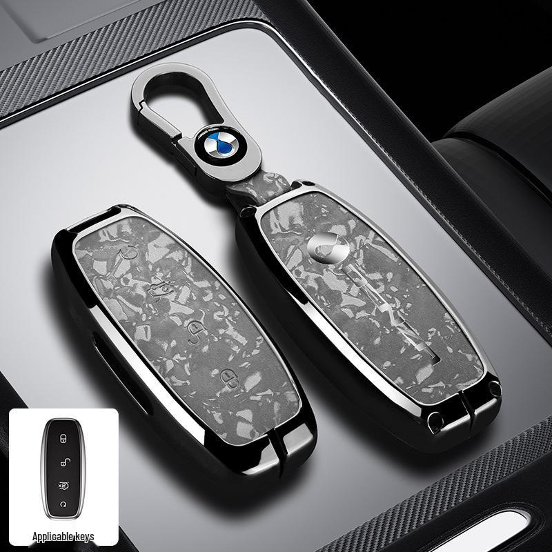 Denza D9 Key Case N7max: Metal N8/N8L Anti-drop Shell - Light Luxury, Simple Style.