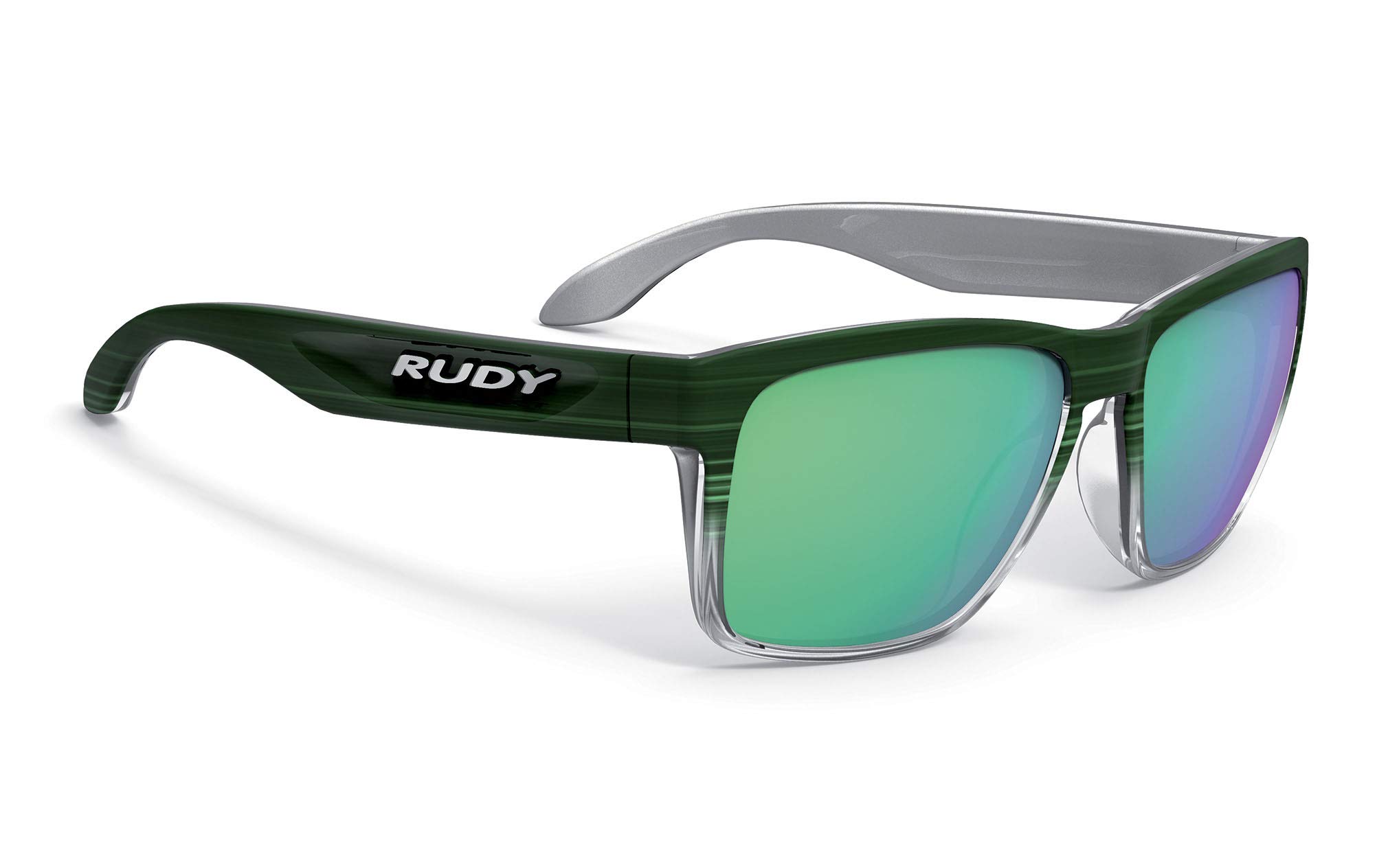 

RUDYPROJECT Sports Sunglasses Beach Sports UV Protection UV Protection Unisex Sporty Casual SPINHAWK Green Streaked Matte Frame Polar 3FX HDR Multi зелений