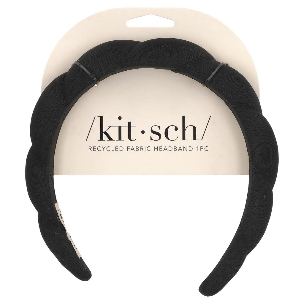 Recycled Material Puppy Hairband, Black, 1 Piece
