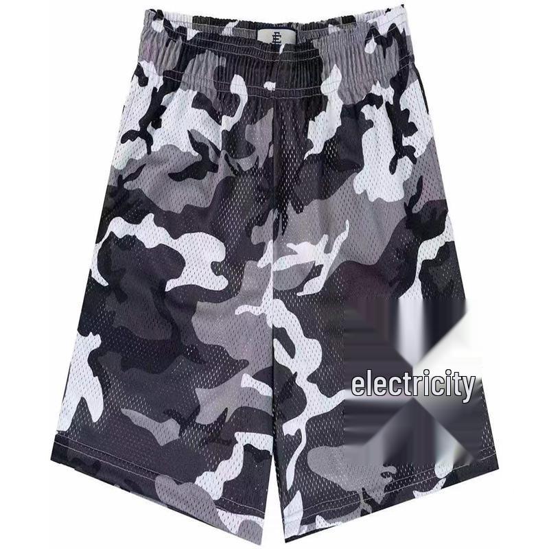 Męskie spodenki sportowe z siateczki 3D do fitnessu i biegania