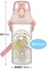 Skater Water Sumikkogurashi No Sanrio Plastic Clear Bottle for Made In Bottle, 480ml, "Mogura Oku" Design, Kids, Japan, PSB5TR-A