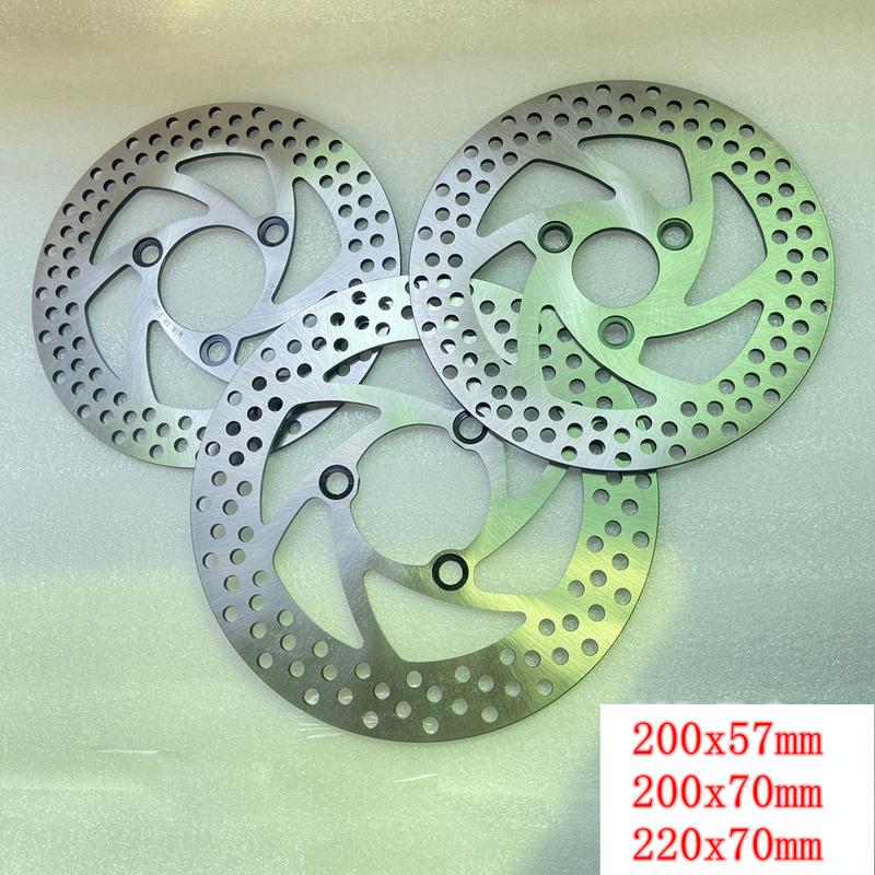 200mm 220mm Disc Brake 3 Hole 57mm 70mm Motorcycle Universal Front Rear Wheel electric bicycles Disk Brake Caliper