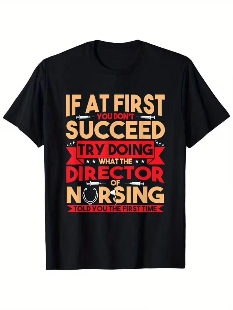 [Funny Nursing Director T-Shirt] 100% Cotton Men s Funny T-Shirt | Nursing Direc 3XL