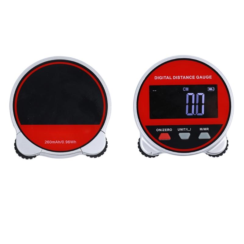 656Ft Electronic Digital Tape Measure with LCD Display Digital Ruler Rechargeable Small Rolling Measuring Tool